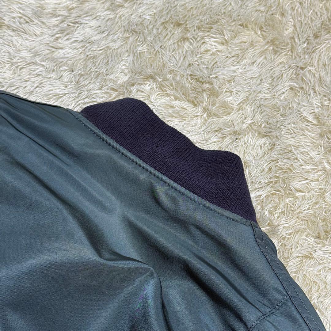 アルファインダストリーズ MA-1 フライトジャケット　USA製　ネイビー