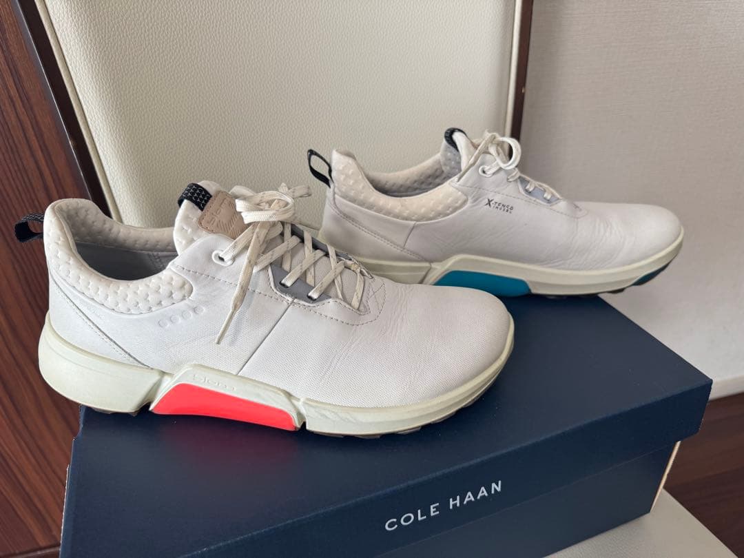 ecco 108203 01007 スパイクレス ゴルフシューズ ホワイト系