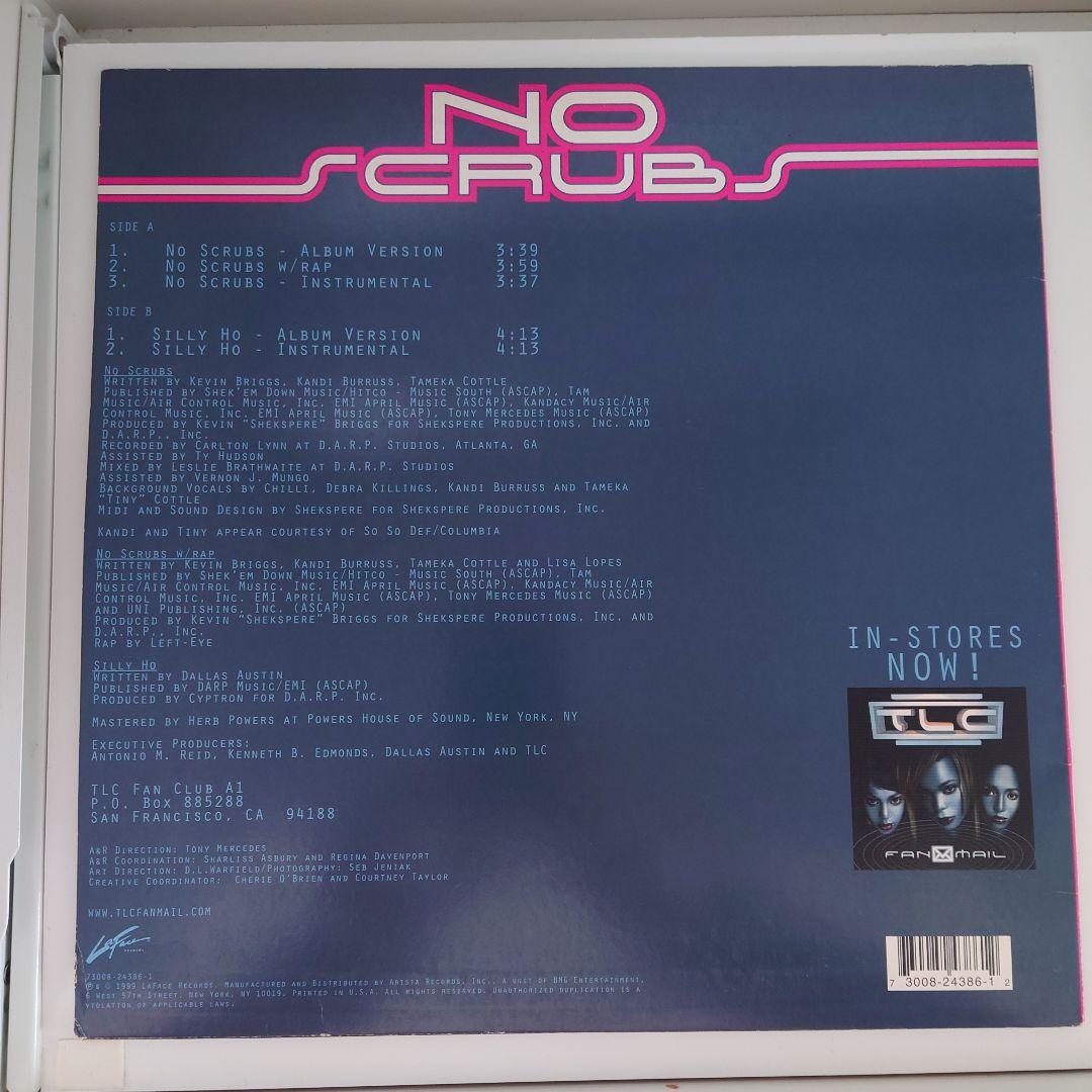 TLC「No Scrubs」12インチ・レコード USオリジナル盤 名曲