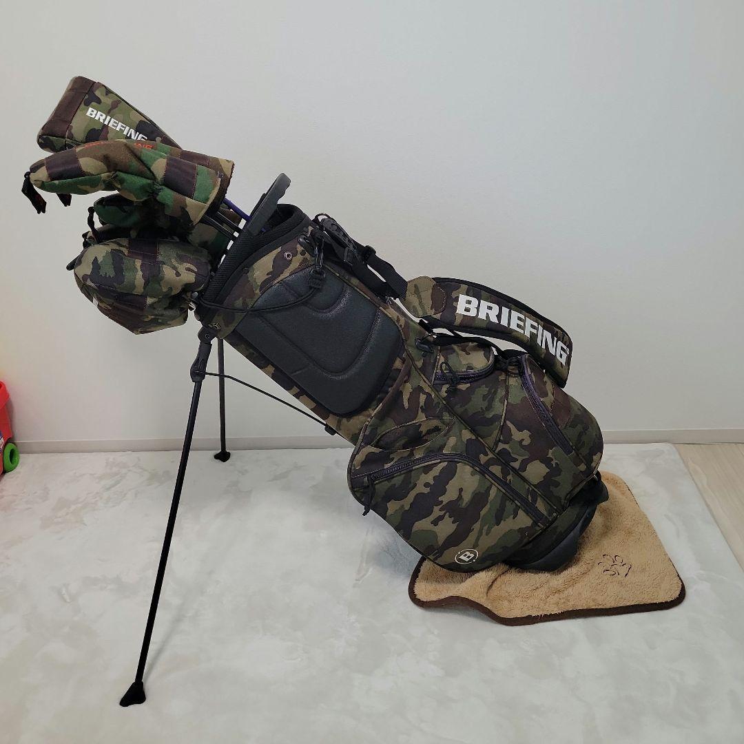Kk！ BRIEFING カモフラージュ ゴルフバッグ
