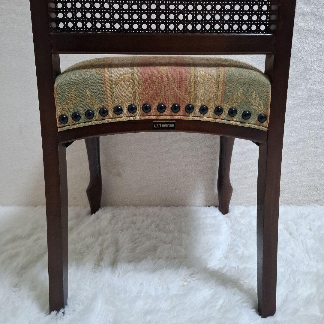 【美品】MARUNI マルニ木工 ベルサイユシリーズ チェア 猫脚