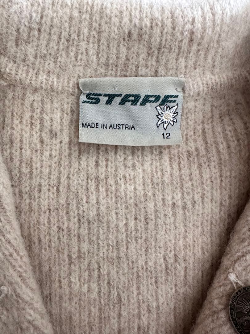 STAPF シュタップ　チロリアンジャケット　ニットカーデ