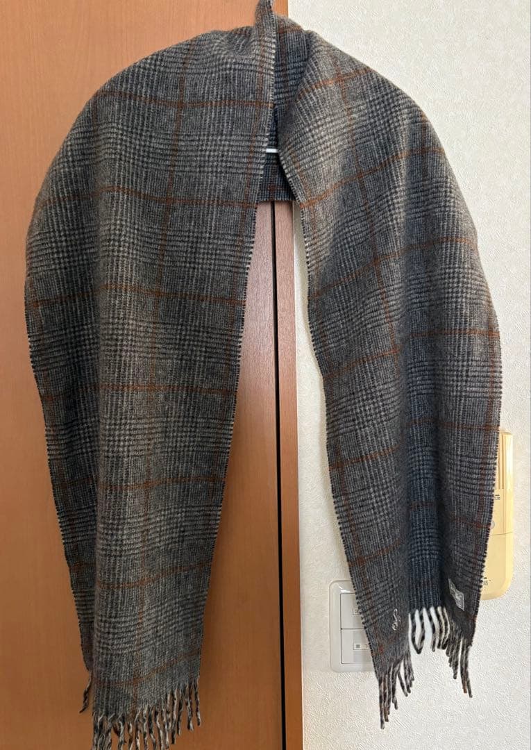 ジョシュアエリスJoshua Ellis SOPH.コラボ チェック柄マフラー