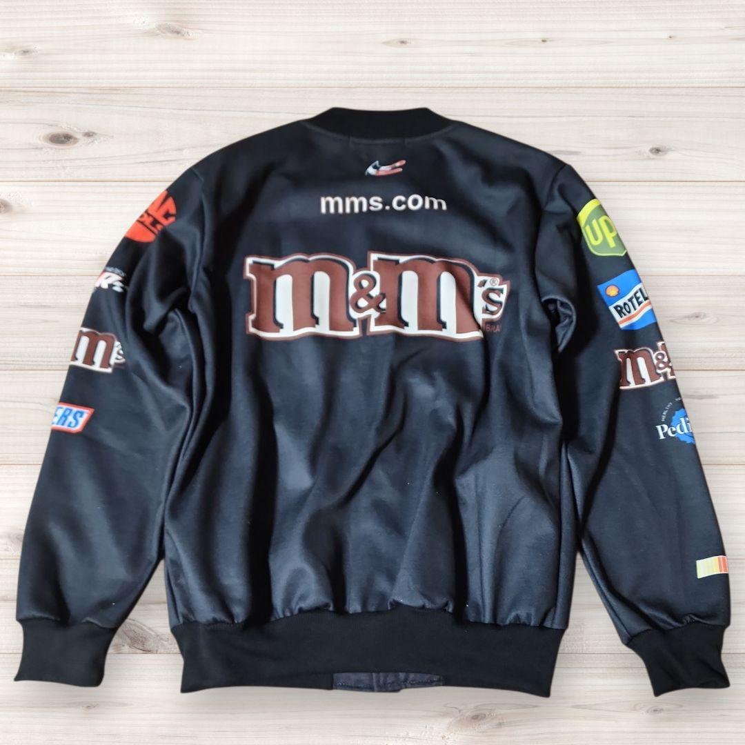 【新品タグ付き】HBAT ナスカー風 M&M's レーシングジャケット 黒 L