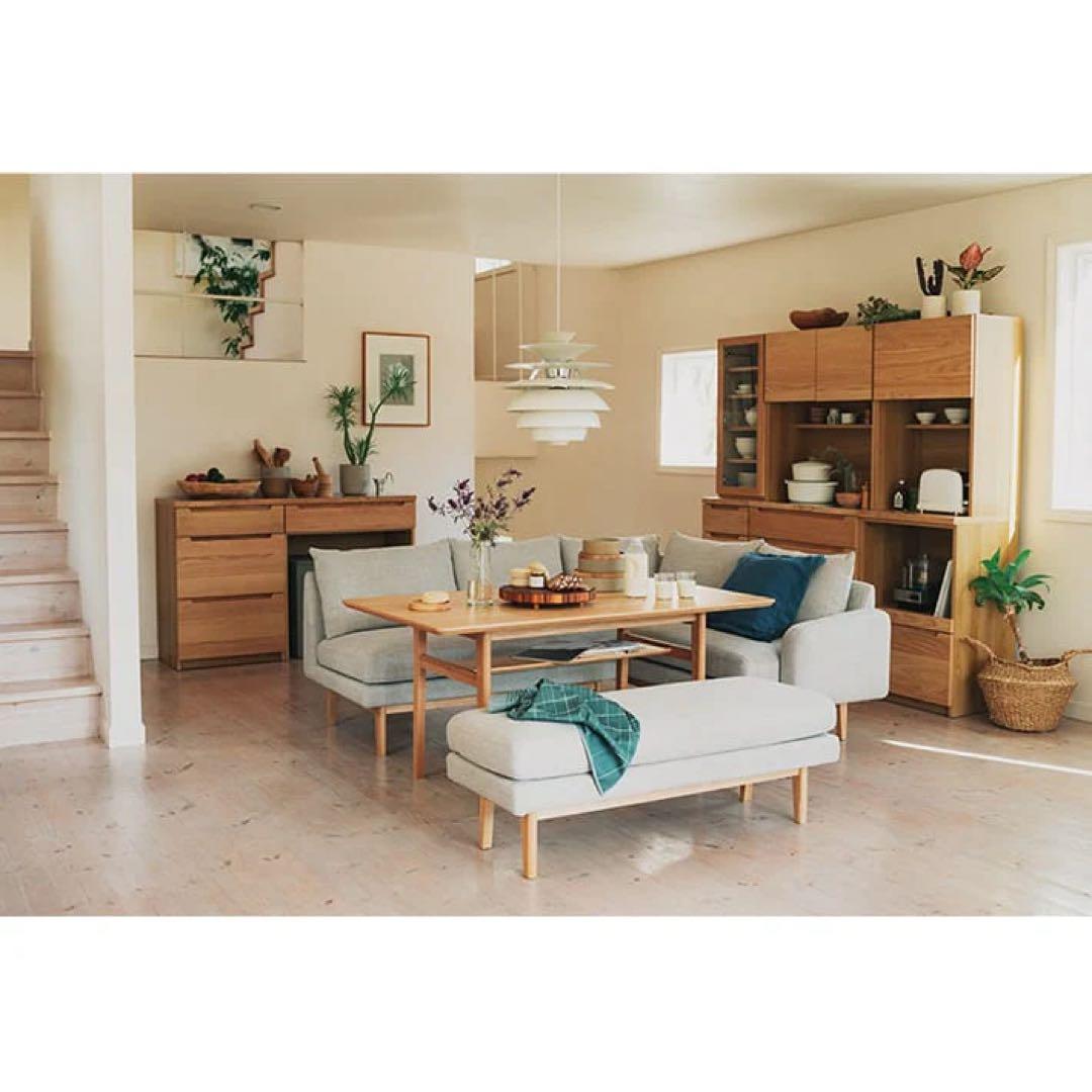 【unico】ダイニングソファ2点セット※ソファのみ※