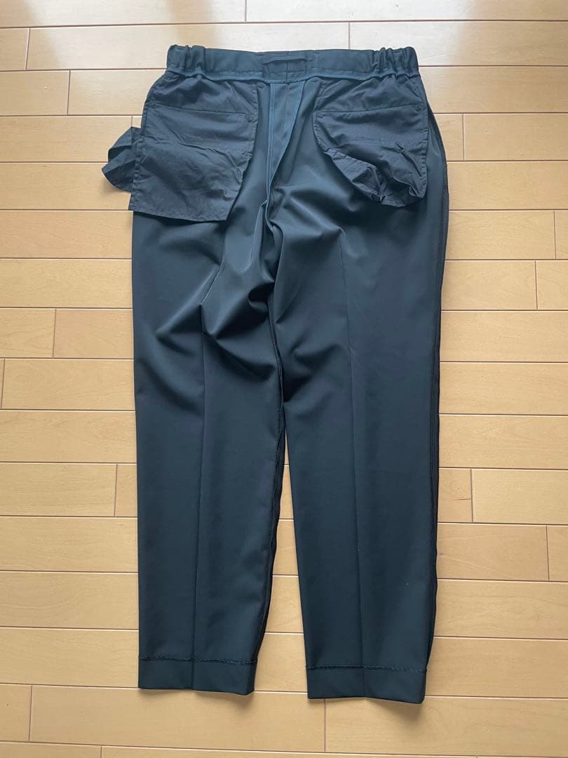 + CLOTHET マットツイスト ダブルジャージーパンツ　黒ブラック　サイズ1