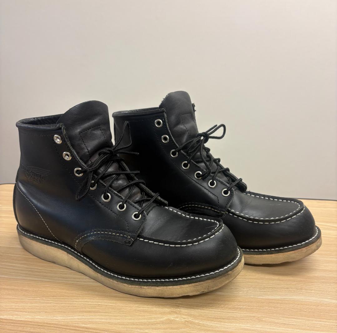 RED WING 8130 ブラックワークブーツ 9