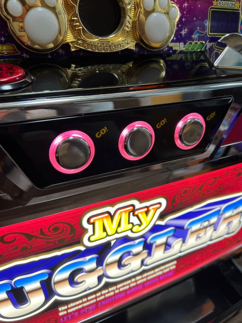 送料無料 現行6号機 マイジャグラー5 スロット 実機 家スロ　家庭用電源対応