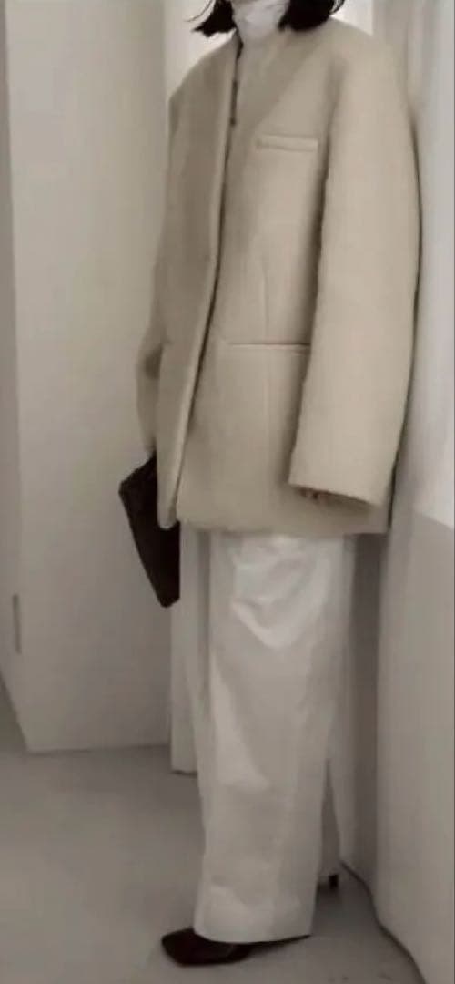 digneディニュシャギージャケットコート　shaggy jacket coat