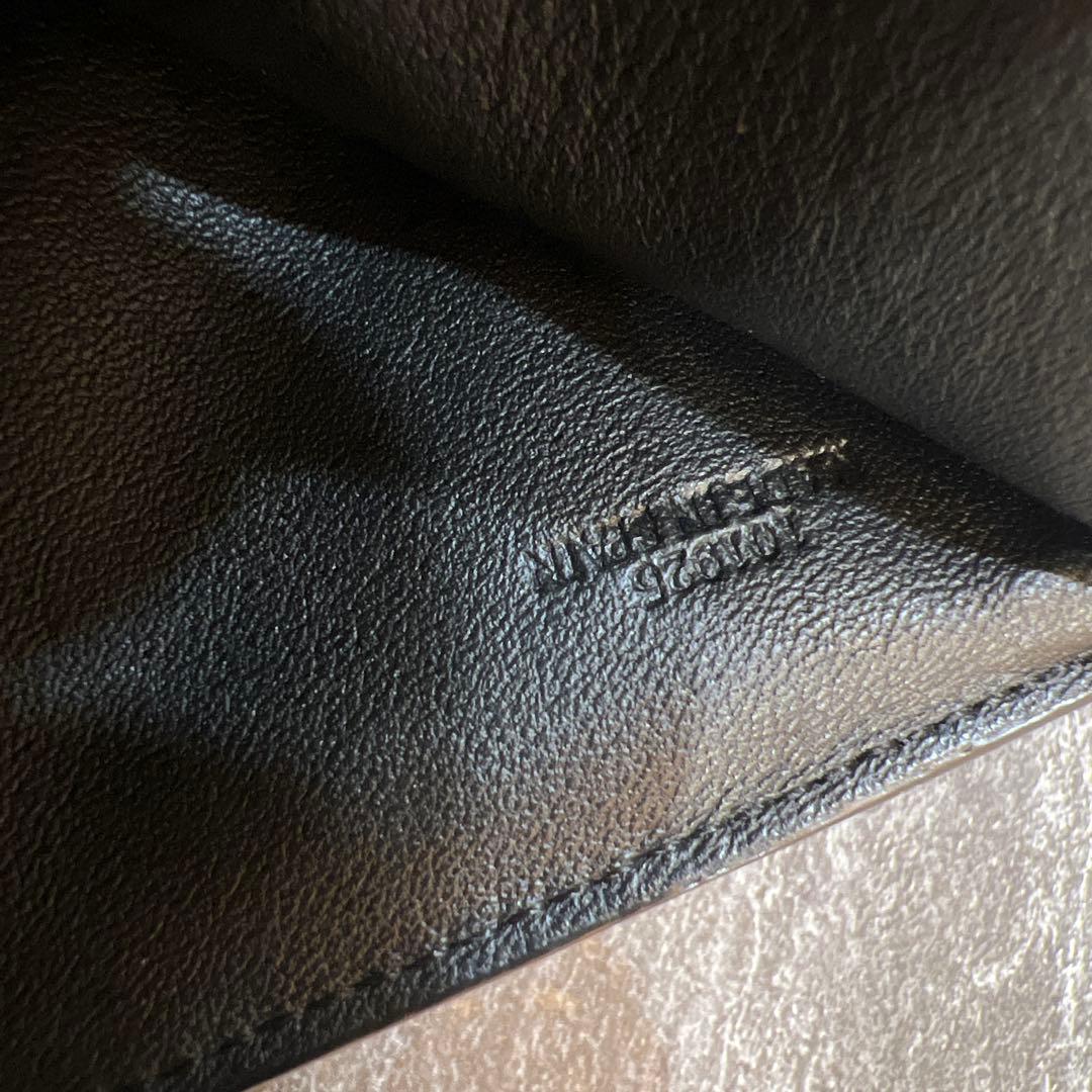 LOEWE 三つ折り財布 ブラック レザー