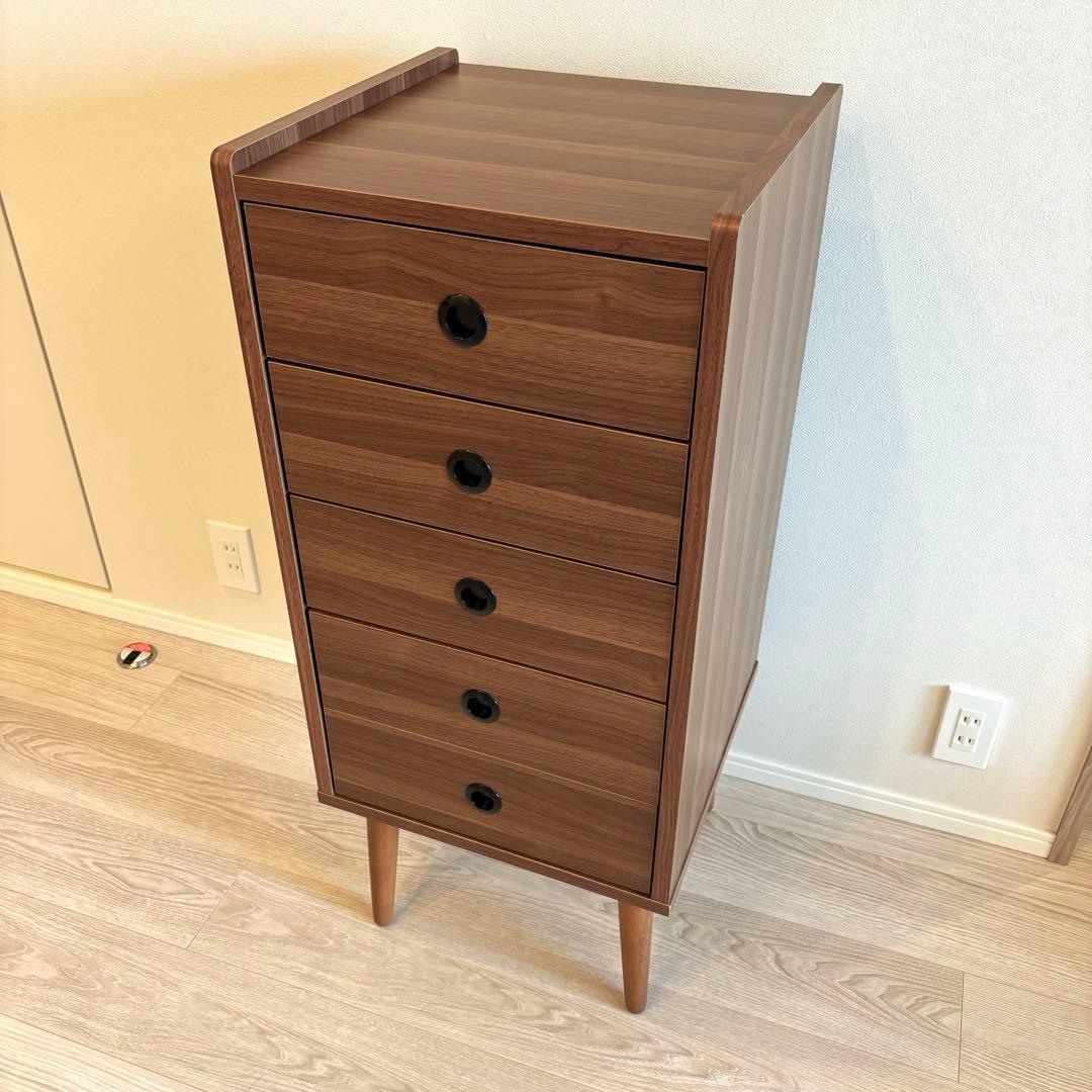 NOCE（ノーチェ） ウォールナット材 チェストキャビネット 送料込み