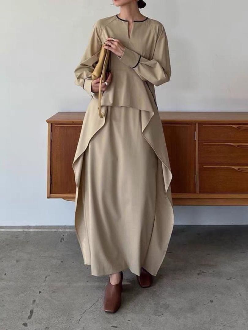 【新品未使用】CLANE WAIST FRILL ONE PIECE サイズ１