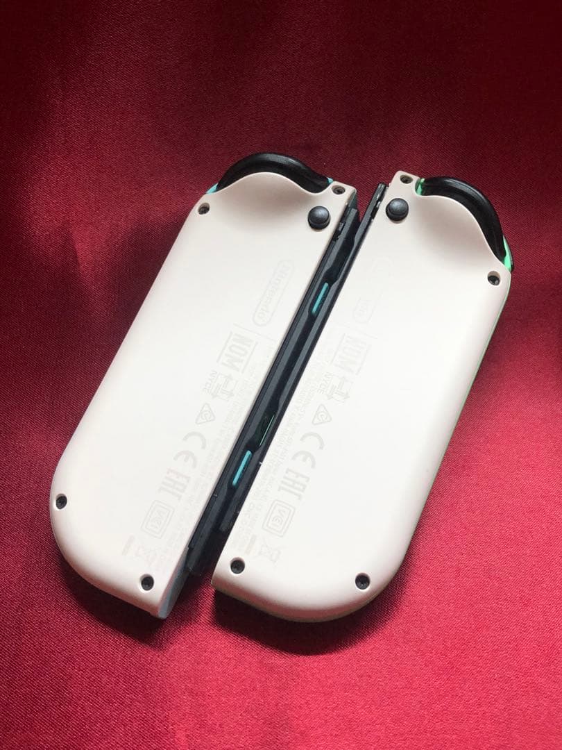 [安心保証]美品　純正ジョイコン　あつまれどうぶつの森カラー　左右　箱、スト付き