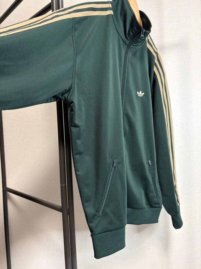 常田大希着用 アディダス オーバーサイズ ベッケンバウアートラックトップグリーン