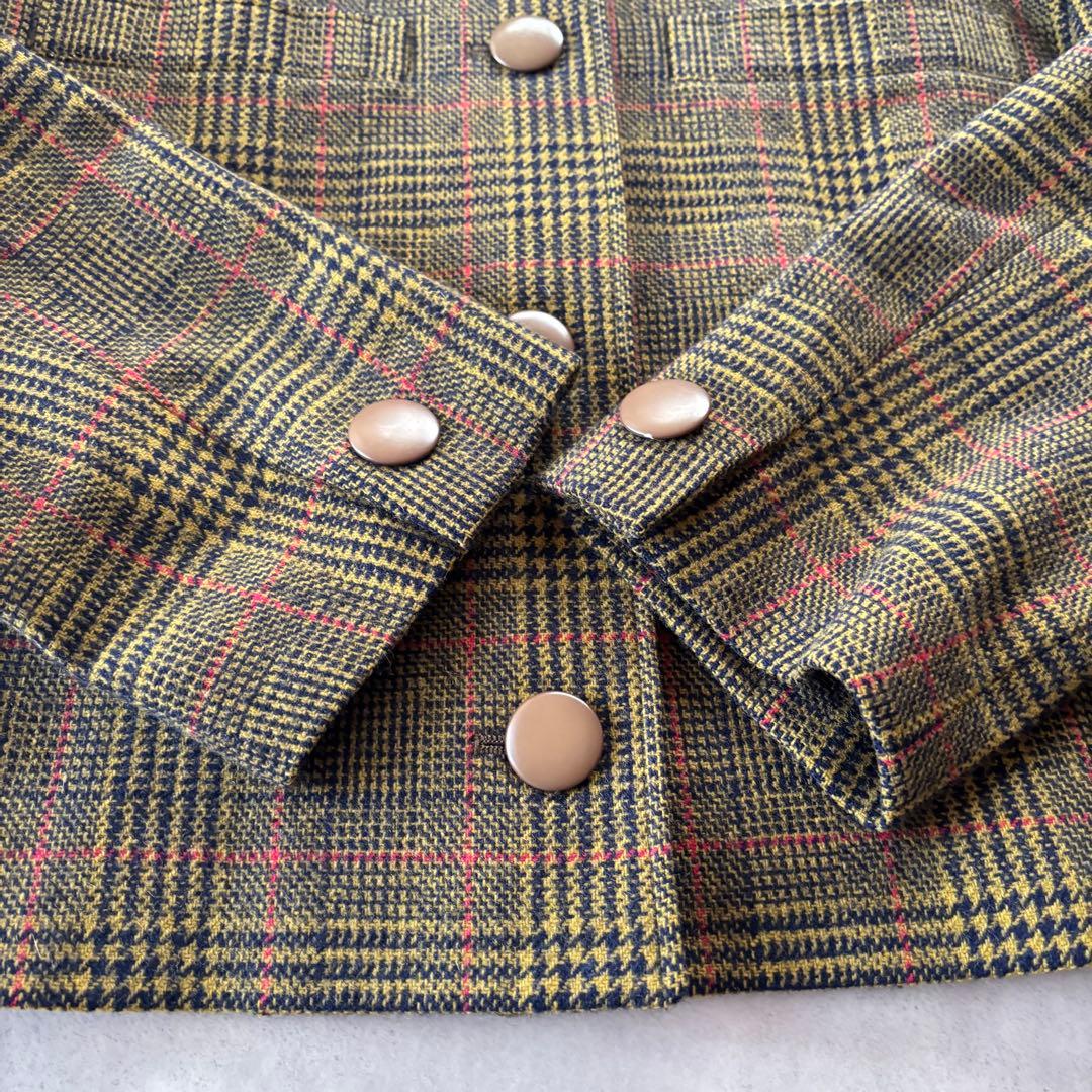 【Christian Dior】ヴィンテージ ツイード ジャケット ウール S