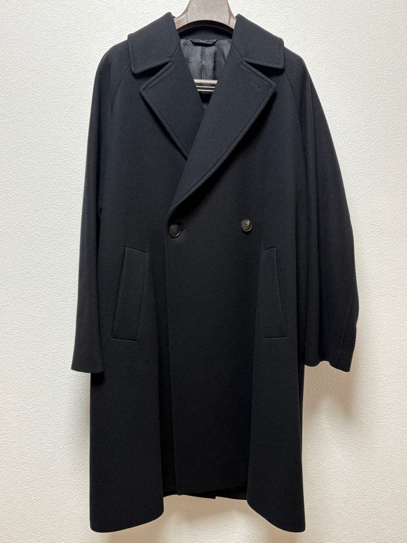 【新品】HEVOコート BRINDISI ベルテッドコート（ブラック）44