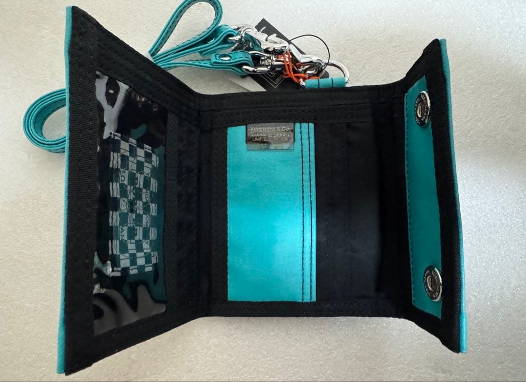 PORTER POCKET CORD WALLET 90周年限定 ターコイズ