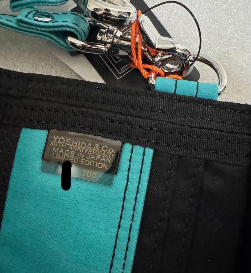 PORTER POCKET CORD WALLET 90周年限定 ターコイズ