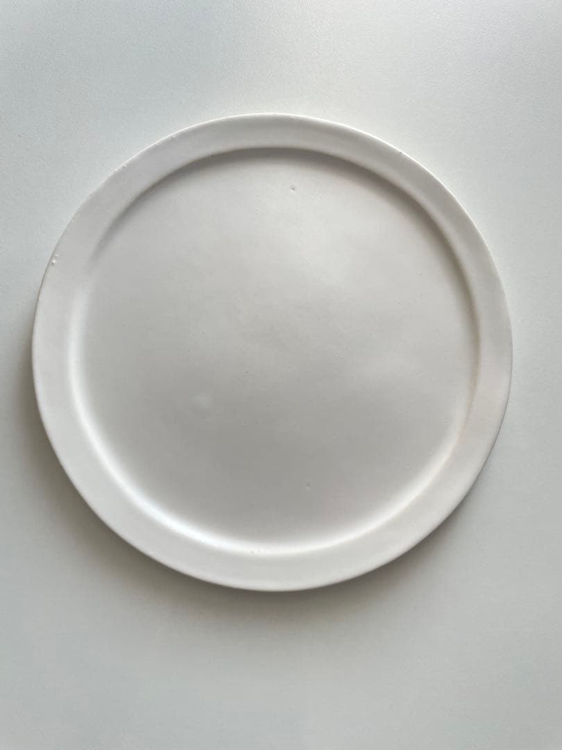 安藤雅信 オランダパン皿2枚と木製ボードセット 白マット釉