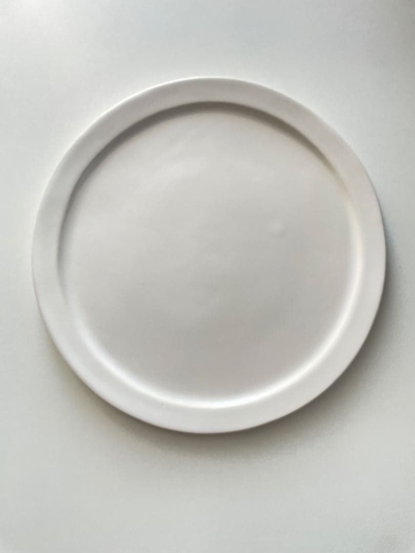 安藤雅信 オランダパン皿2枚と木製ボードセット 白マット釉