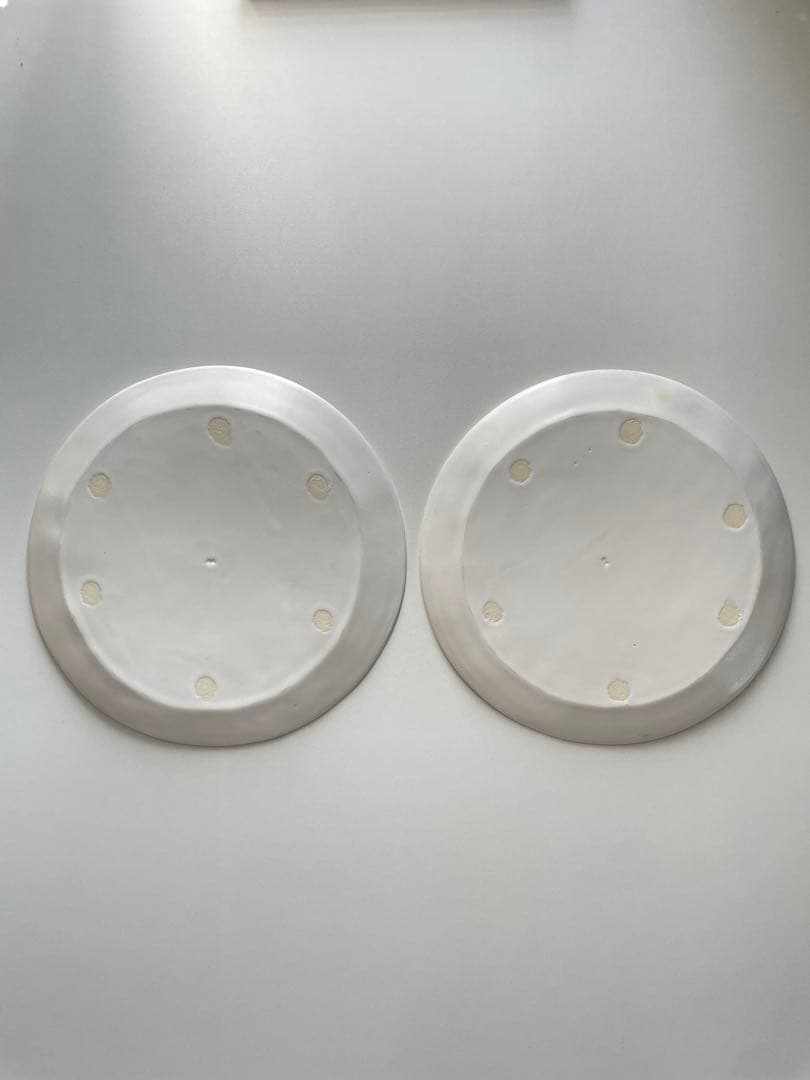 安藤雅信 オランダパン皿2枚と木製ボードセット 白マット釉