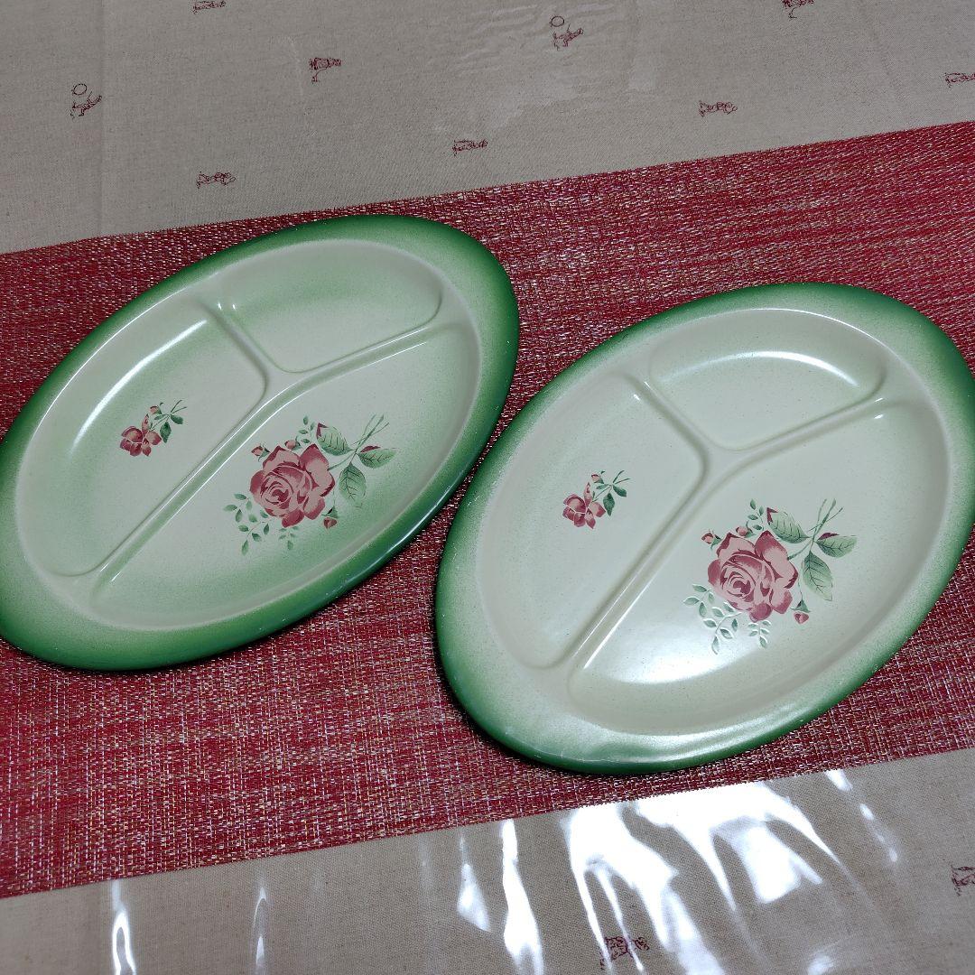 イマン　ホーローランチプレート　イヴ 　オーバル皿　２枚　貴重です