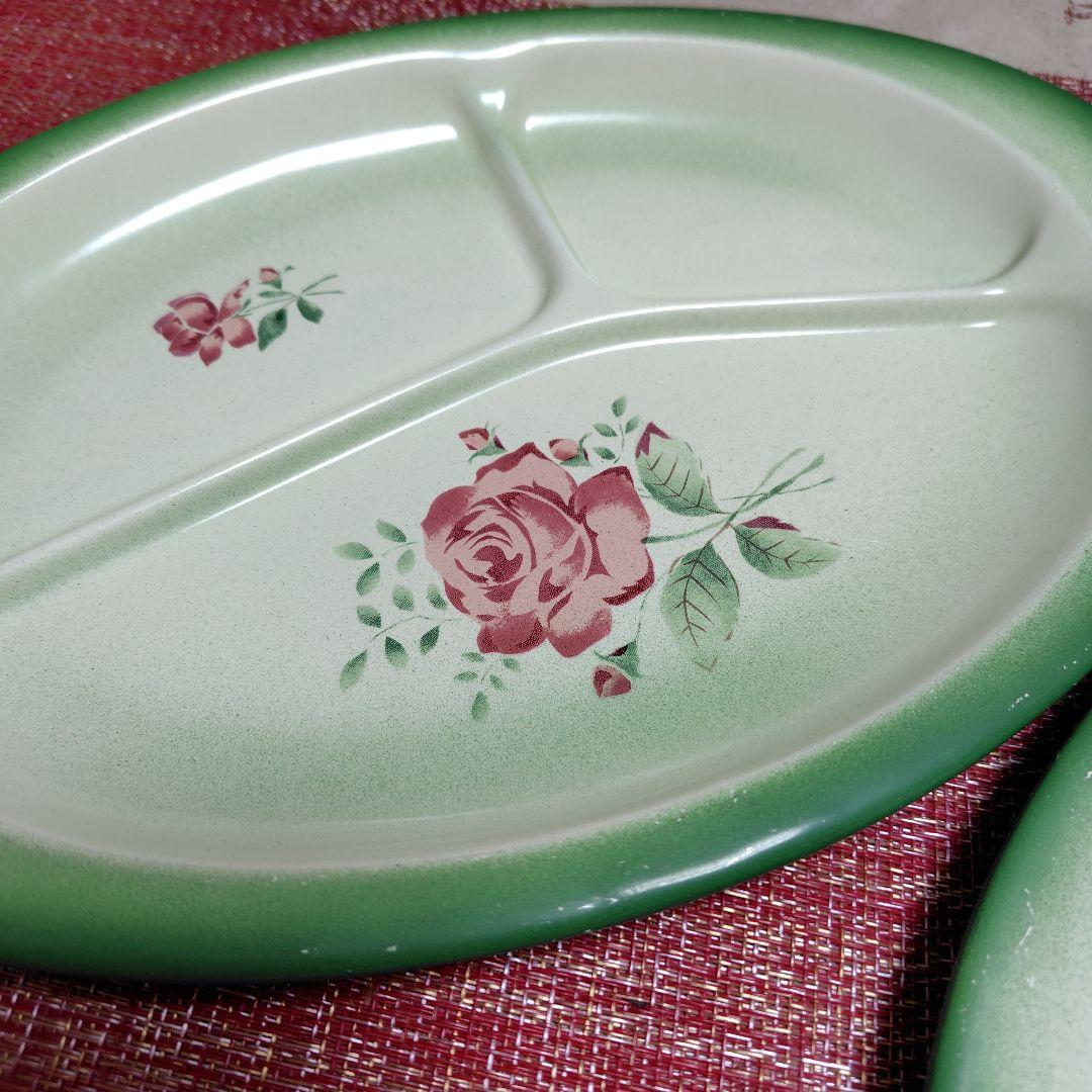 イマン　ホーローランチプレート　イヴ 　オーバル皿　２枚　貴重です