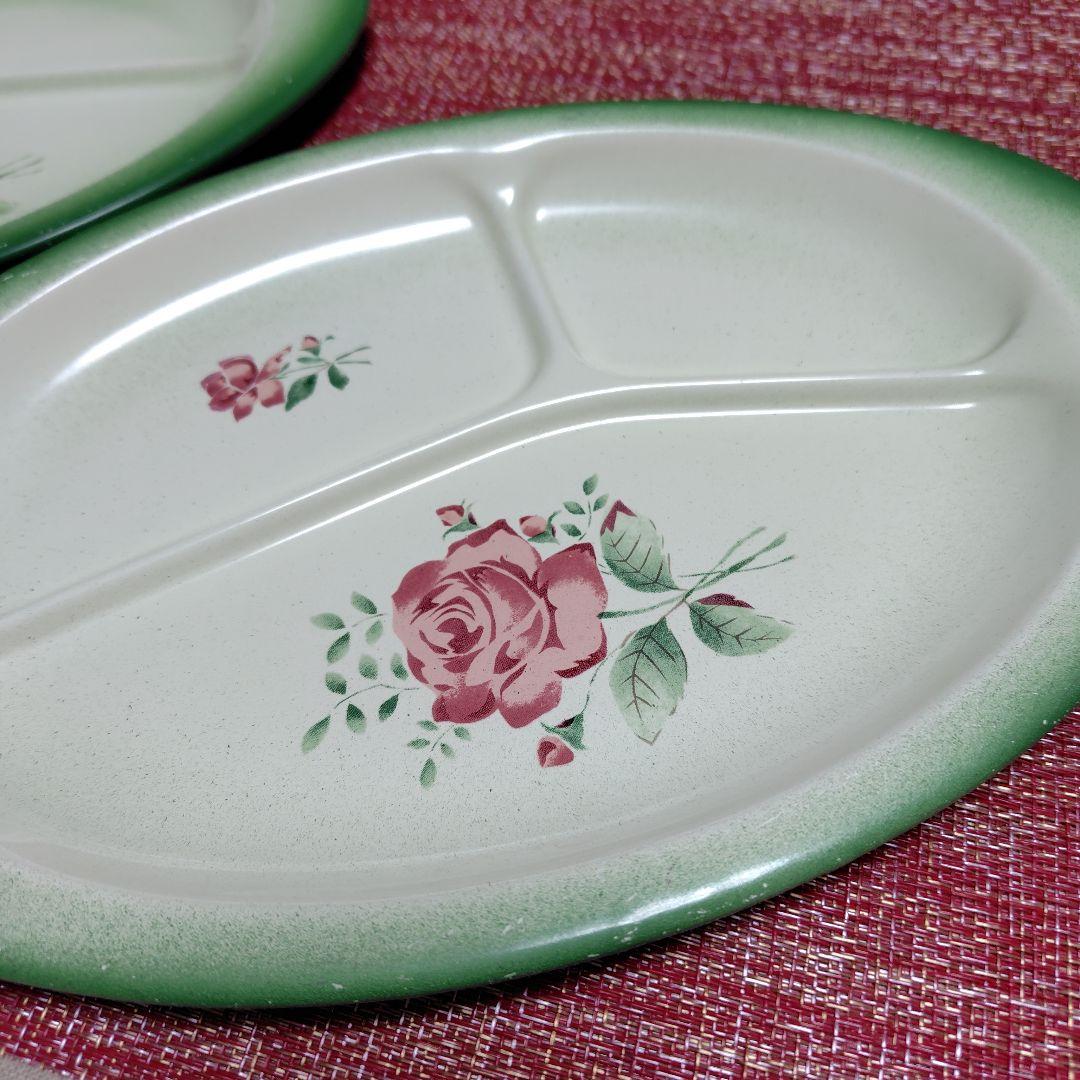 イマン　ホーローランチプレート　イヴ 　オーバル皿　２枚　貴重です