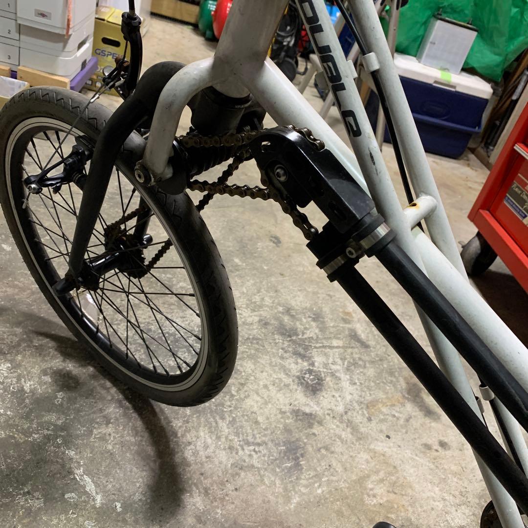 中古　前・後輪等速駆動の2WD自転車「DOUBLE Mini-Velo