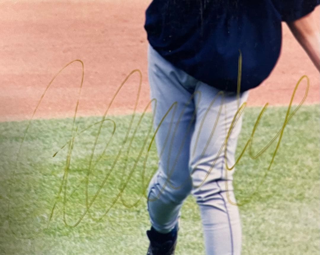 イチロー選手　直筆サイン　シアトルマリナーズ　鈴木一郎