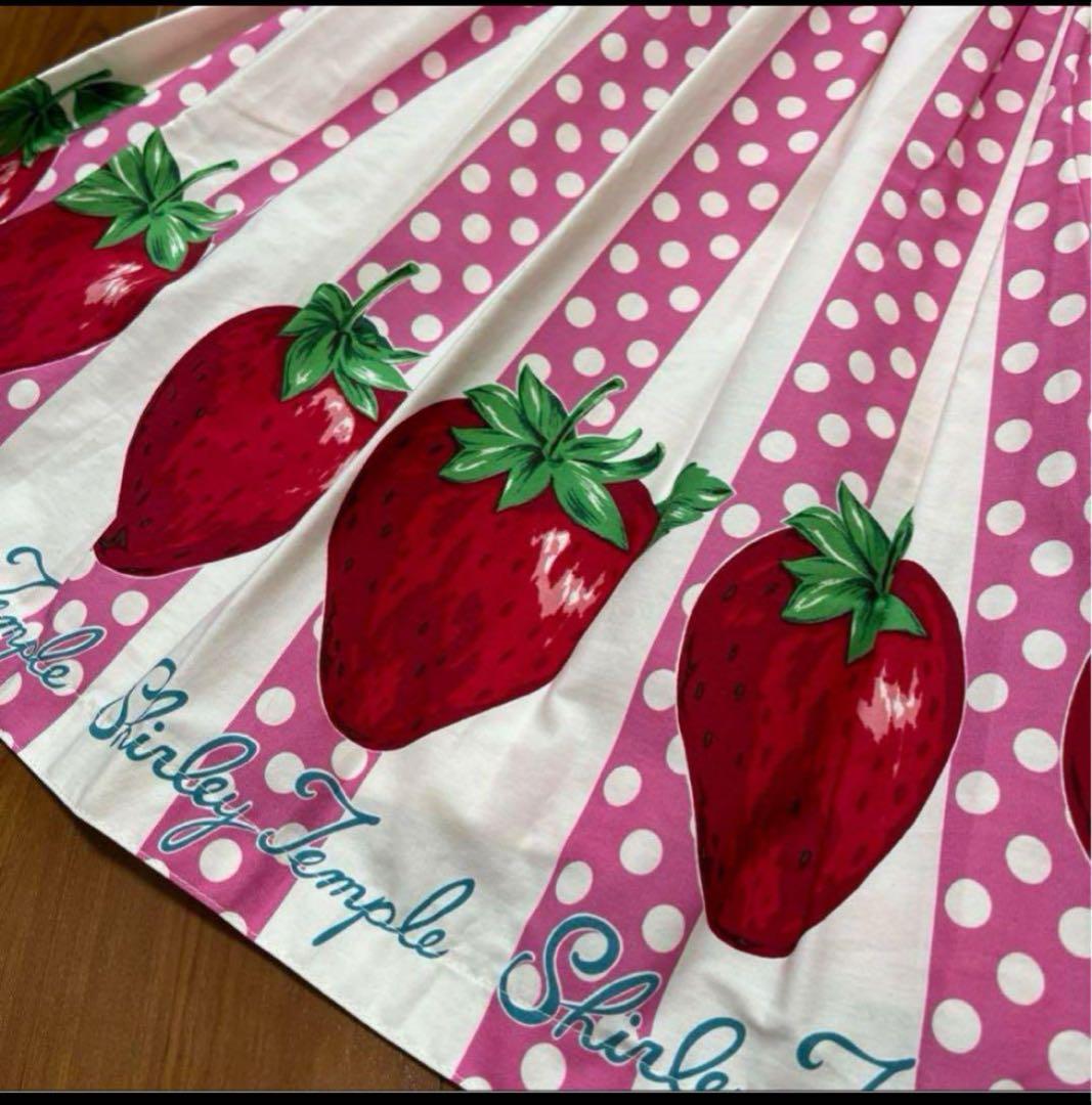 め*ろ様 シャーリーテンプル　いちご柄ジャンスカ