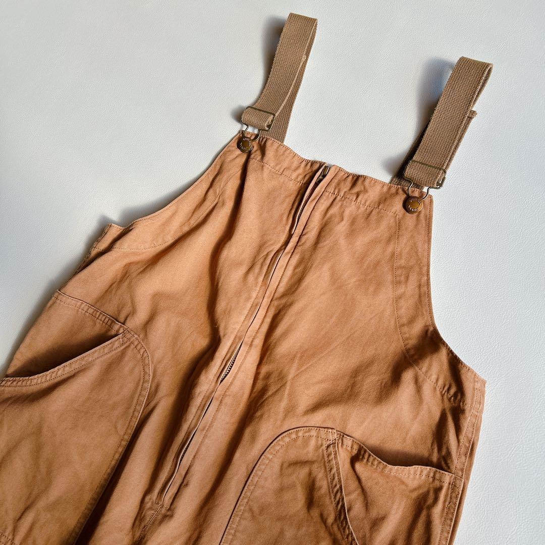 URCH RNA ⿻ フレンチ ワークサロペット パンツ カジュアル ナチュラル