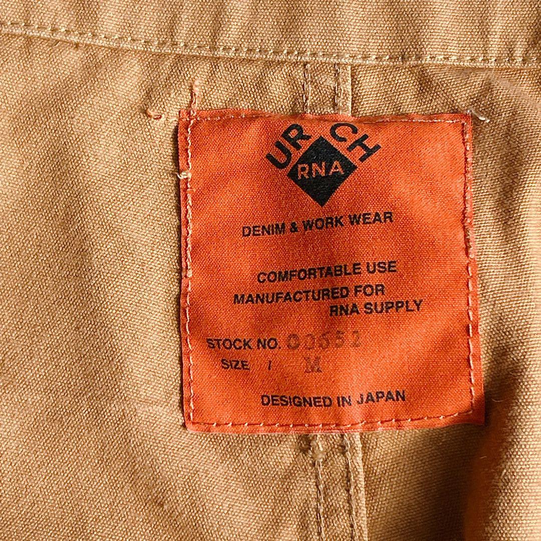 URCH RNA ⿻ フレンチ ワークサロペット パンツ カジュアル ナチュラル