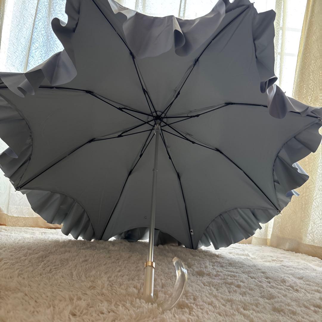 新品　ランバンオンブルー　晴雨兼用 日傘　グレー　送料込み