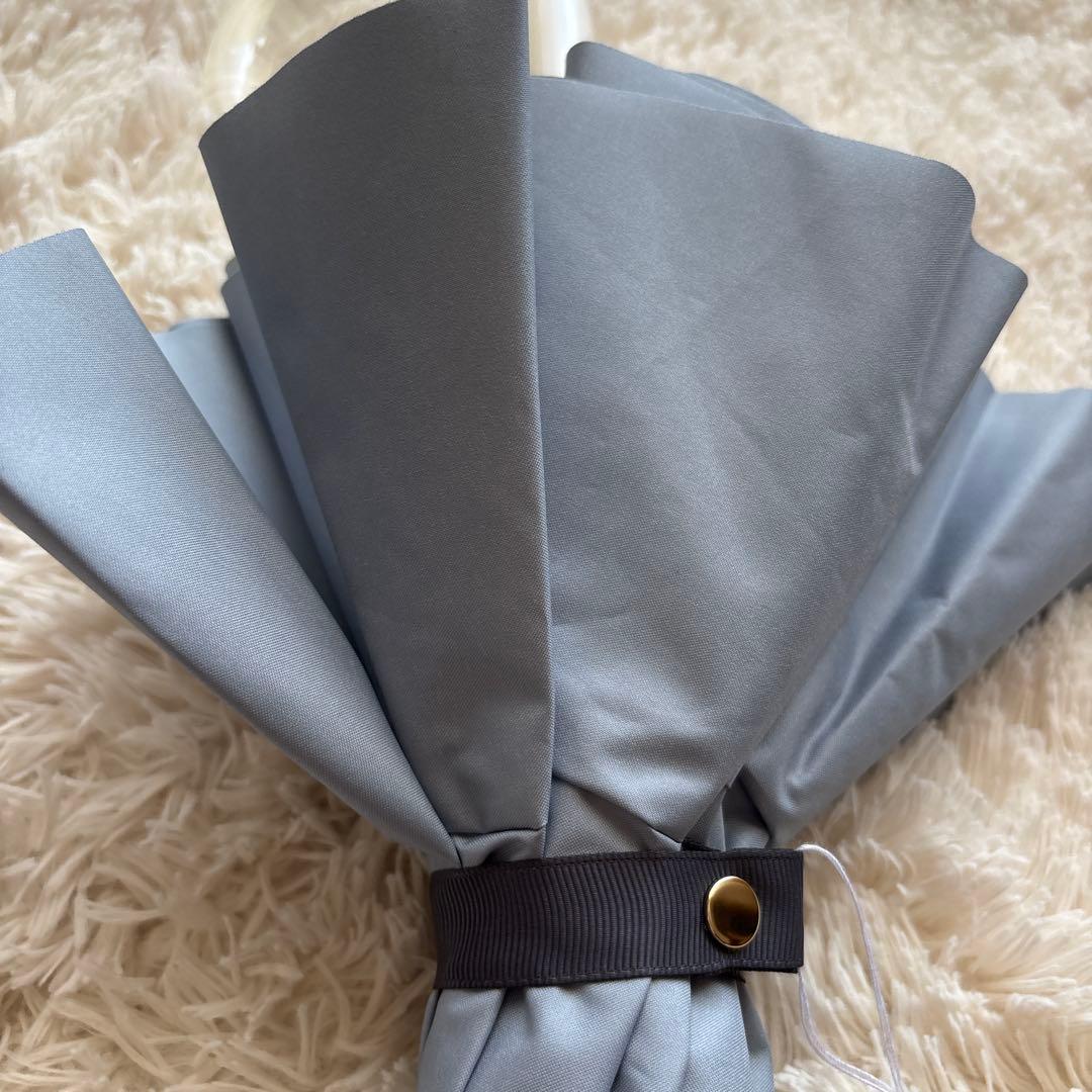 新品　ランバンオンブルー　晴雨兼用 日傘　グレー　送料込み