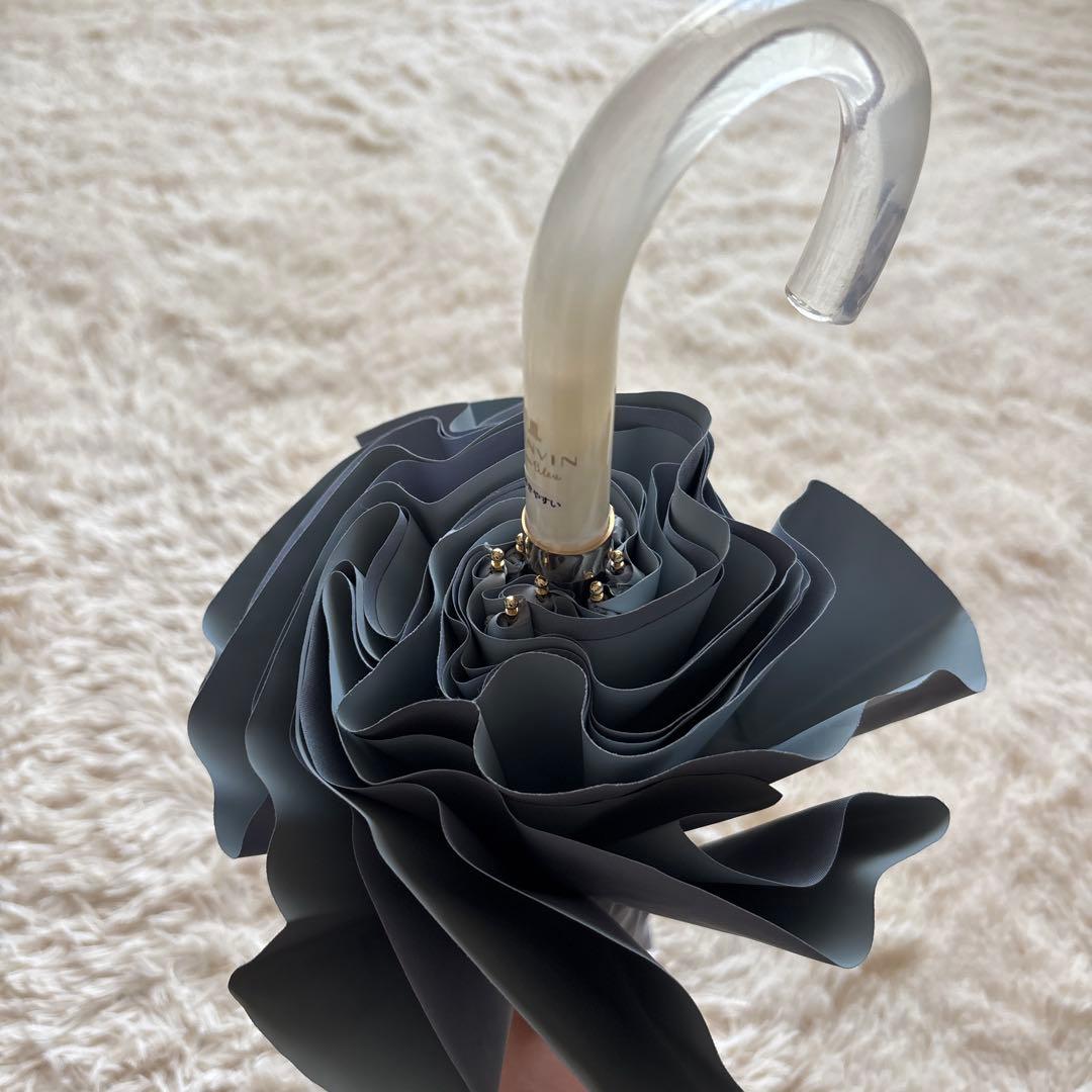 新品　ランバンオンブルー　晴雨兼用 日傘　グレー　送料込み