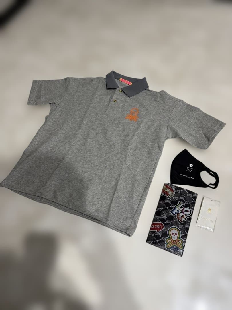 MARK & LONA グレーポロシャツ