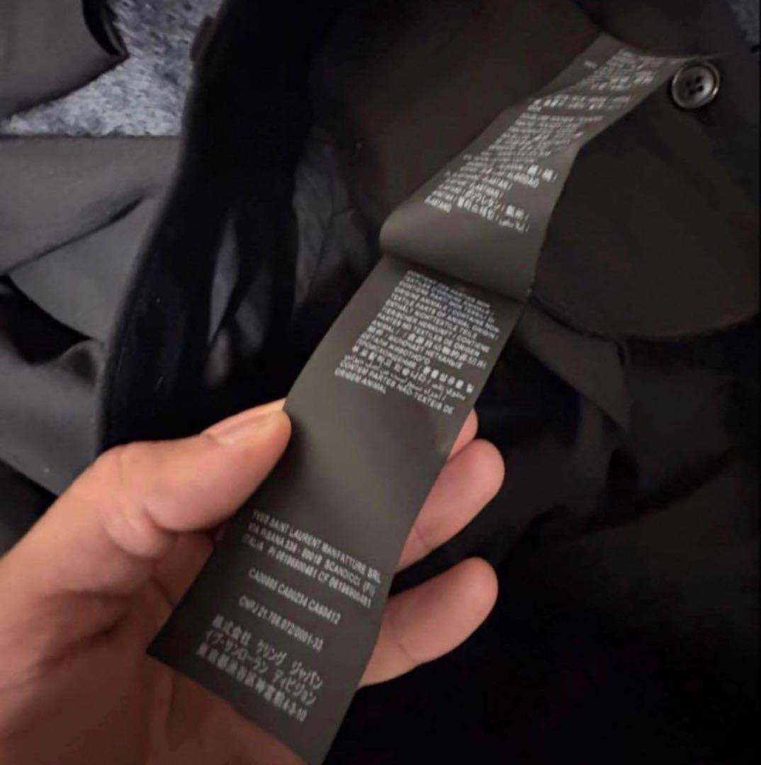 う*と様 【美品】SAINT LAURENT PARIS \"ウールスリムスラック