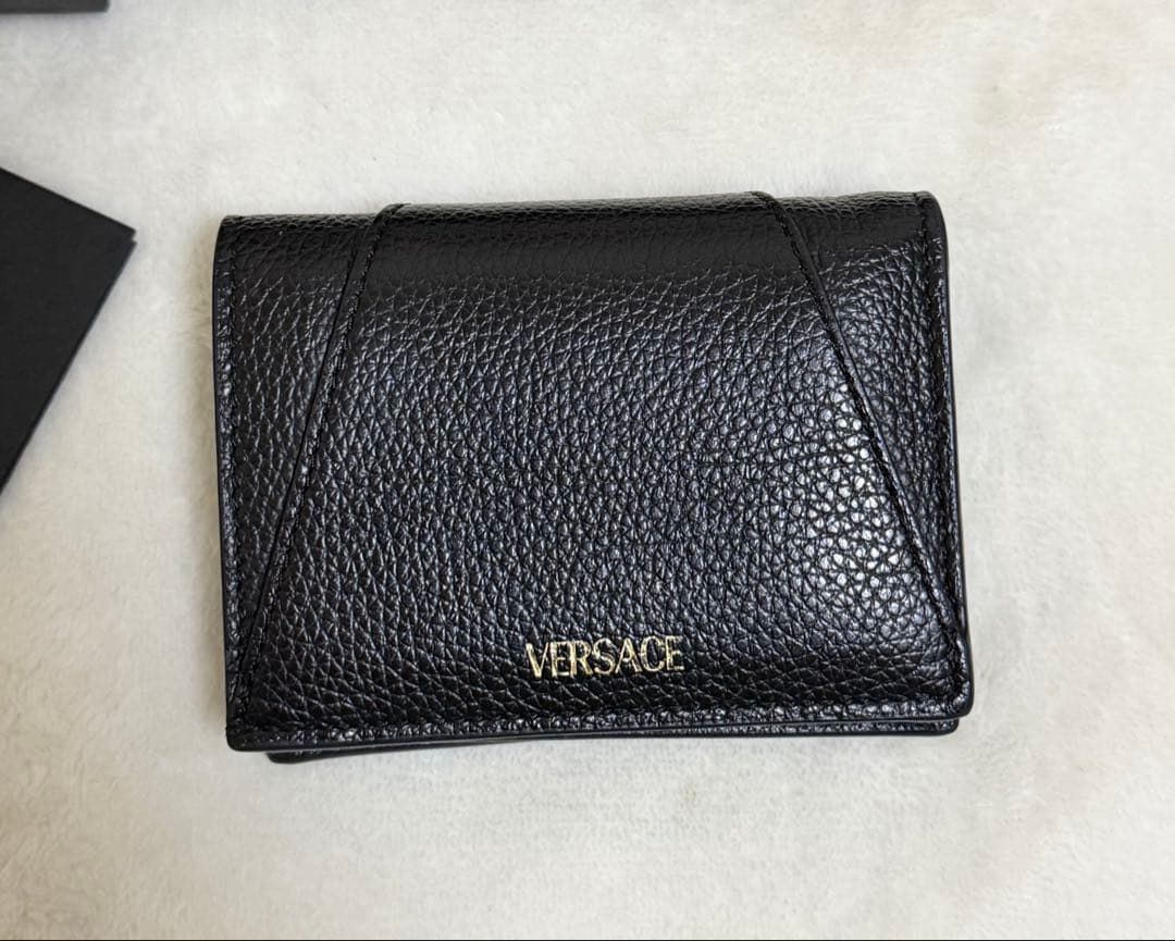 VERSACE （ヴェルサーチ）折り財布 2つ折り財布 ブラック