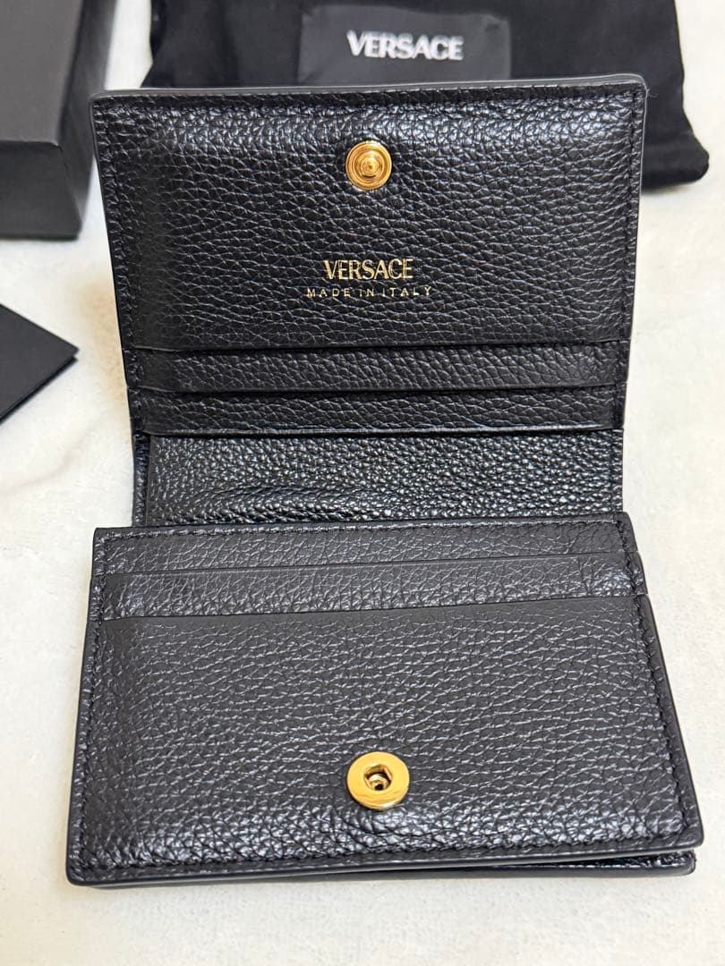 VERSACE （ヴェルサーチ）折り財布 2つ折り財布 ブラック