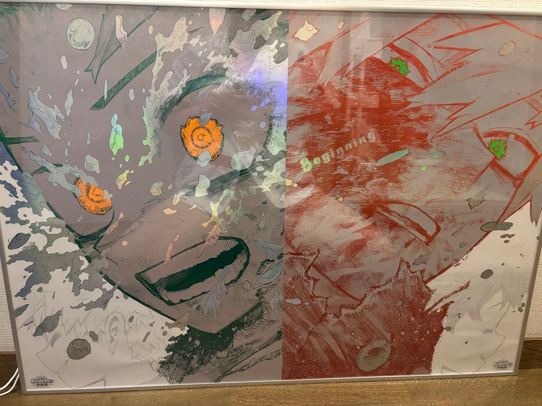 【新品】ヒロアカ　爆豪勝己　the beginning アートポスター　原画展