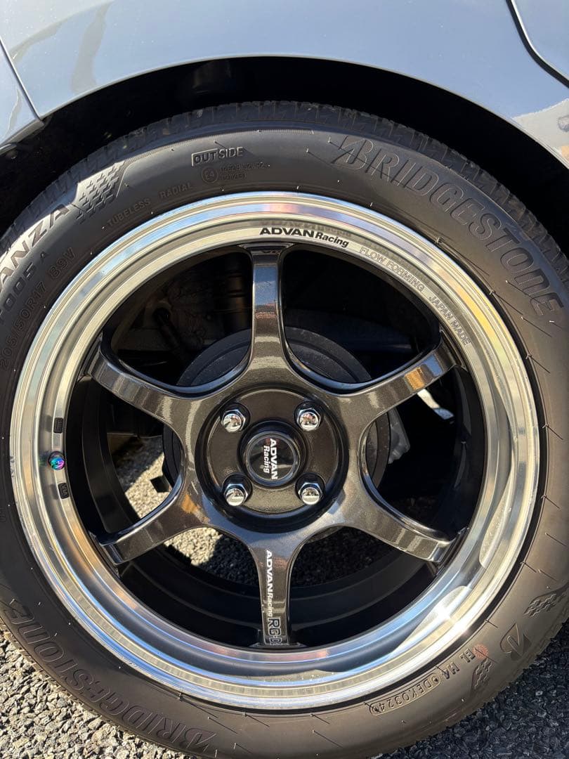 アドバンレーシング RG-D2 17インチホイール7J+40PCD1004穴鍛造