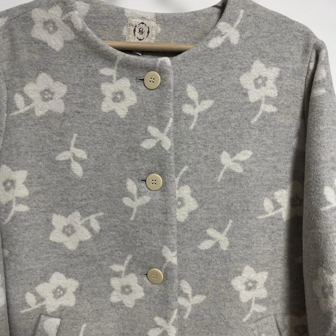 サマンサモスモス＊大花柄コート