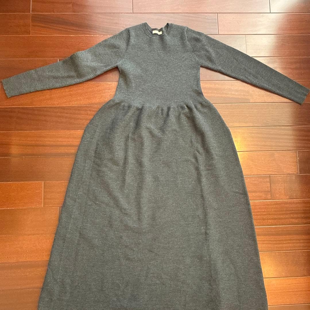 plage プラージュ　ニットワンピース　グレー