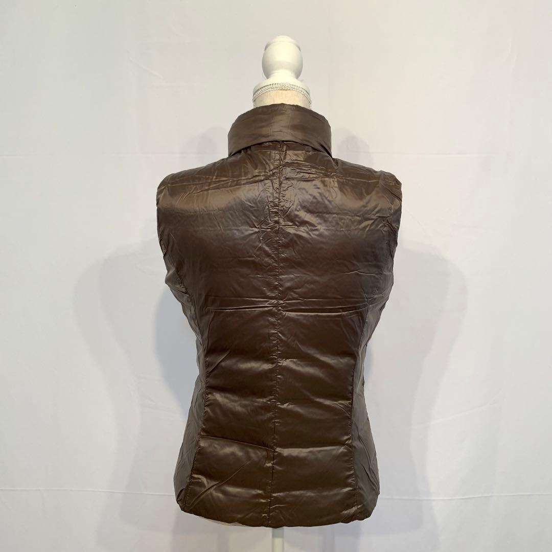 ヘルノ HERNO 2wayダウンベスト 44 茶色/こげ茶