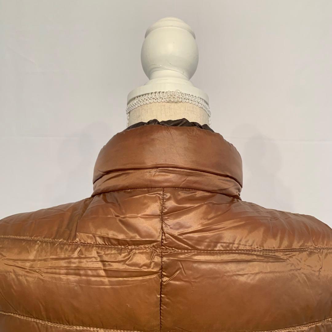 ヘルノ HERNO 2wayダウンベスト 44 茶色/こげ茶