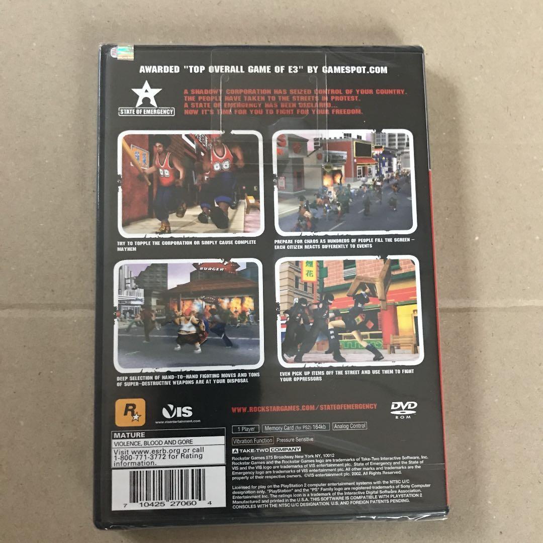 STATE OF EMERGENCY 北米版　PlayStation2