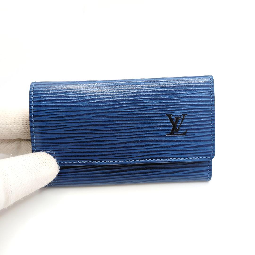 ✨️新品同様!✨️ルイヴィトン　ミュルティクレ6　エピ　ブルー