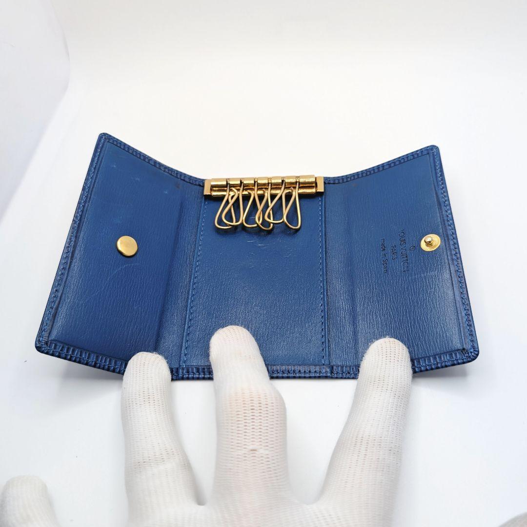 ✨️新品同様!✨️ルイヴィトン　ミュルティクレ6　エピ　ブルー