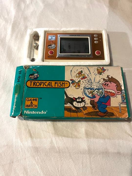 Nintendo game (ゲームワッチ)TROPICAL FISH